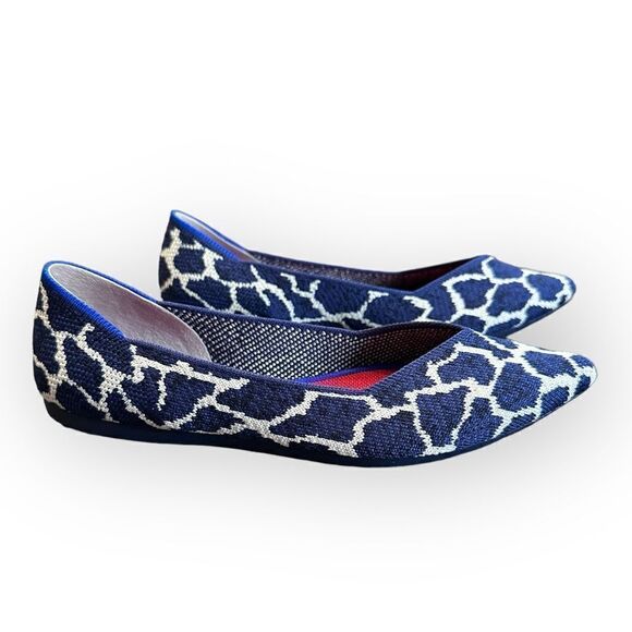 NEW Rothy’s Indigo Giraffe Points (6) - Picture 3 of 6